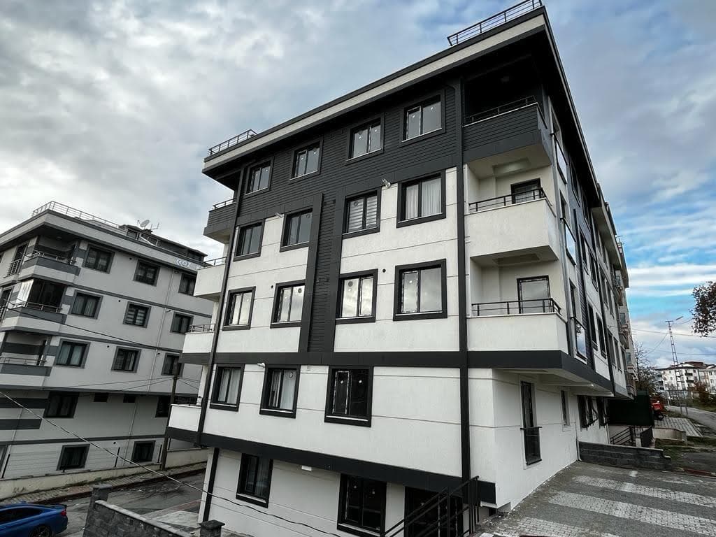 Sancaktepe ATAK Apartmanı 1 konut projesinin tamamlanmış dış cephe görünümü